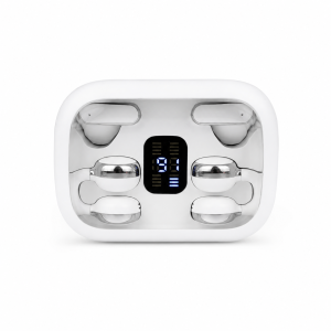 Q10 HiFi Stereo Sports Wireless Earbuds (2 Pairs) – 4-in-1 Combo Set with In-Ear & Open-Ear Clip Design, Bluetooth 5.4, LED Digital Display & IPX4 Waterproof - Image 4