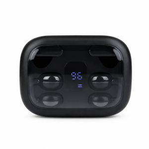 Q10 HiFi Stereo Sports Wireless Earbuds (2 Pairs) – 4-in-1 Combo Set with In-Ear & Open-Ear Clip Design, Bluetooth 5.4, LED Digital Display & IPX4 Waterproof - Image 5