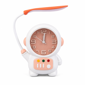 Astronaut Desk Lamp with Alarm Clock – 2-in-1 Rechargeable Kids Study Light and Night Light with Flexible Neck - Image 3